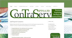 Desktop Screenshot of contraserv.co.za